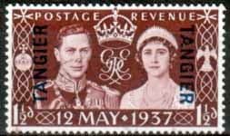 Morocco Agencies 1937 King George VI Coronation Tangier Fine Mint