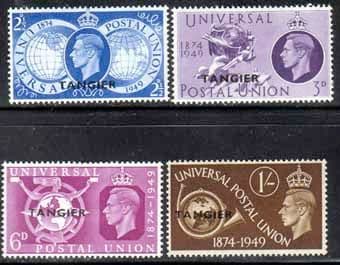 Morocco Agencies 1949 Tangier Universal Postal Union Set Fine Mint