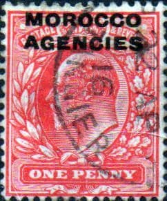 Morocco Agencies British Currency 1907 Edward VII SG 32 Fine Used