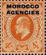 Morocco Agencies British Currency 1907 Edward VII SG 35a Fine Mint