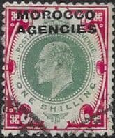 Morocco Agencies British Currency 1907 Edward VII SG 37 Fine Used