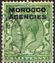 Morocco Agencies British Currency 1914 SG 42 Fine Used