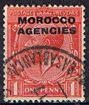 Morocco Agencies British Currency 1914 SG 43 Fine Used