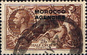 Morocco Agencies British Currency 1914 SG 50 Fine Used