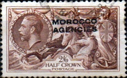 Morocco Agencies British Currency 1914 SG 53 Fine Used