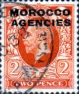 Morocco Agencies British Currency 1935 SG 68 Fine Used