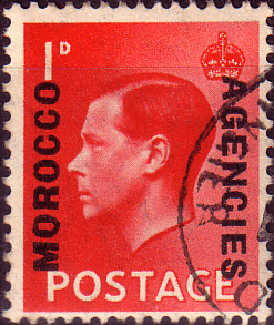 Morocco Agencies British Currency 1936 King Edward VIII SG 75 Fine Used