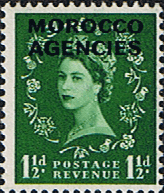 Morocco Agencies British Currency 1952 Queen Elizabeth II SG 103 Fine Mint