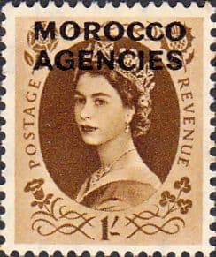 Morocco Agencies British Currency 1952 Queen Elizabeth II SG 110 Fine Mint