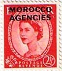 Morocco Agencies British Currency 1956 Queen Elizabeth II SG 111 Fine Mint