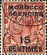 Morocco Agencies French Currency 1917 SG 194 King George V Fine Used