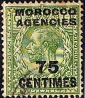 Morocco Agencies French Currency 1925 SG 208 King George V Fine Used