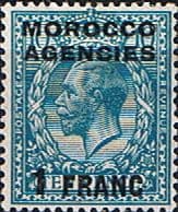 Morocco Agencies French Currency 1925 SG 210 King George V Fine Mint