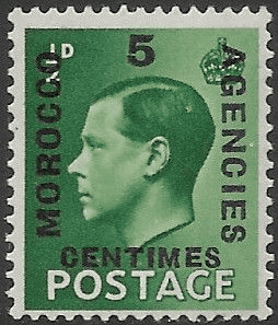 Morocco Agencies French Currency 1936 Edward VIII SG 227 Fine Mint