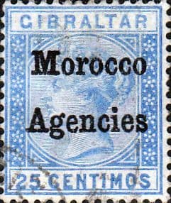 Morocco Agencies Gibraltar Overprints 1898 Queen Victoria SG 4 Fine Used