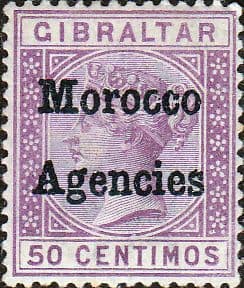 Morocco Agencies Gibraltar Overprints 1898 Queen Victoria SG 6 Fine Used