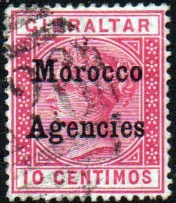 Morocco Agencies Gibraltar Overprints 1899 Queen Victoria SG 10 Fine Used