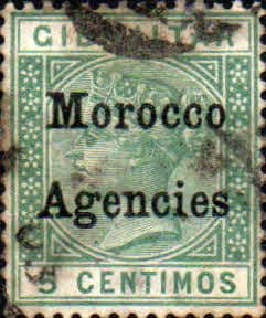 Morocco Agencies Gibraltar Overprints 1899 Queen Victoria SG 9 Fine Used