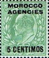 Morocco Agencies Spanish Currency 1907 SG 112 Fine Mint