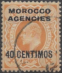 Morocco Agencies Spanish Currency 1907 SG 118 King Edward VII Fine Used