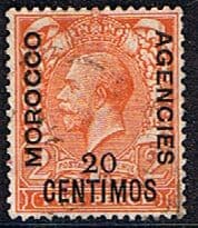 Morocco Agencies Spanish Currency 1925 SG 146 Fine Used