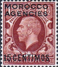 Morocco Agencies Spanish Currency 1935 SG 155 George V Head Fine Mint
