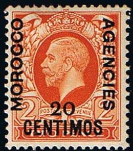 Morocco Agencies Spanish Currency 1935 SG 156 George V Head Fine Mint