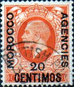 Morocco Agencies Spanish Currency 1935 SG 156 George V Head Fine Used