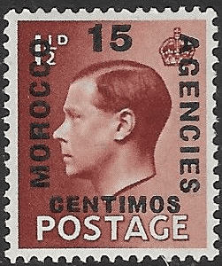 Morocco Agencies Spanish Currency 1936 Edward VIII SG 162 Fine Mint