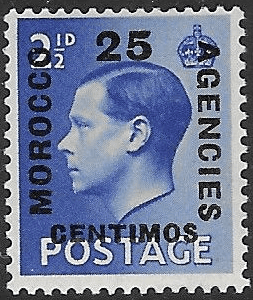 Morocco Agencies Spanish Currency 1936 Edward VIII SG 163 Fine Mint