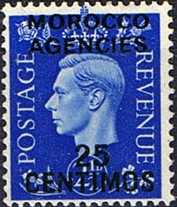 Morocco Agencies Spanish Currency 1937 SG 168 King George VI Fine Mint