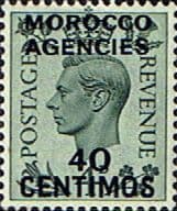 Morocco Agencies Spanish Currency 1937 SG 169 King George VI Fine Mint