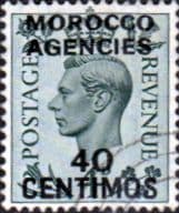 Morocco Agencies Spanish Currency 1937 SG 169 King George VI Fine Used