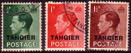 Morocco Agencies TANGIER 1936 King Edward VII Set Fine Used