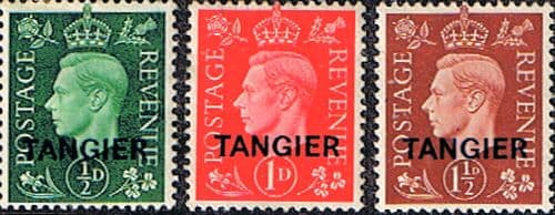 Morocco Agencies TANGIER 1937 King George VI Set Fine Mint