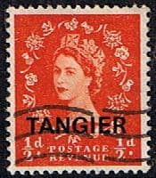 Morocco Agencies TANGIER 1956 SG 313 Queen Elizabeth II Fine Used
