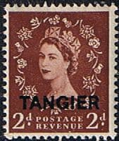 Morocco Agencies TANGIER 1956 SG 316 Queen Elizabeth II Fine Mint