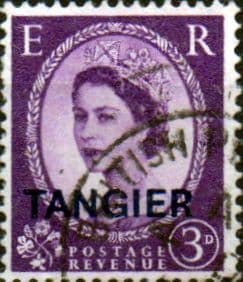 Morocco Agencies TANGIER 1956 SG 319 Queen Elizabeth II Fine Used