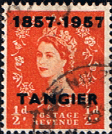 Morocco Agencies TANGIER 1957 SG 323 Queen Elizabeth II Fine Used