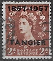 Morocco Agencies TANGIER 1957 SG 326 Queen Elizabeth II Fine Used