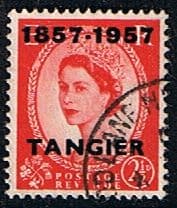 Morocco Agencies TANGIER 1957 SG 327 Queen Elizabeth II Fine Used