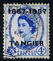 Morocco Agencies TANGIER 1957 SG 329 Queen Elizabeth II Fine Used