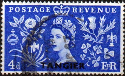 Morocco Agencies Tangier Queen Elizabeth II 1953 Coronation SG 307 Fine Used