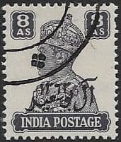 Muscat Oman 1944 King George VI India Stamps Overprinted SG 11 Fine Used