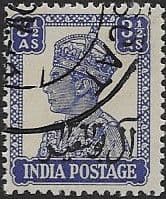 Muscat Oman 1944 King George VI India Stamps Overprinted SG 8 Fine Used