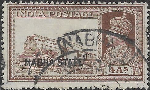 Nabha 1938 King George VI SG 85 Fine Used