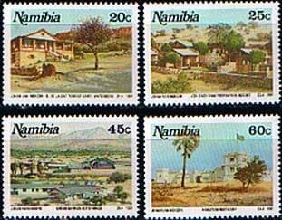 Namibia 1991 Tourist Camps Set Fine Mint