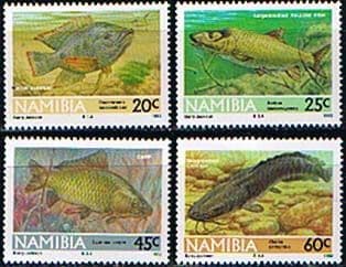 Namibia 1992 Freshwater Angling Set Fine Mint