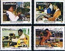 Namibia 1992 Integration of the Disabled Set Fine Mint