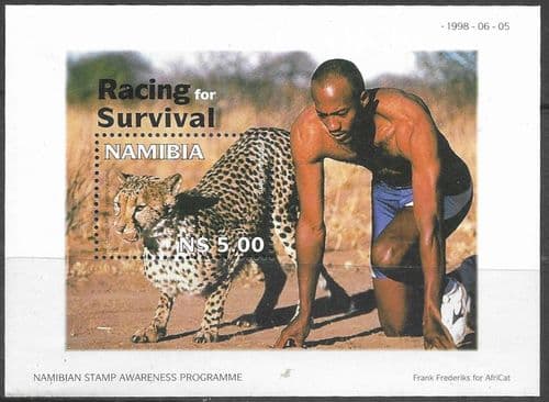 Namibia 1998 Wildlife Conservation Miniature Sheet Fine Mint